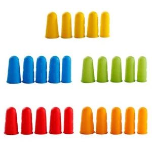 Durable Silicone Finger Protectors for Cross Stitch Ironing Embroidery 3Sizes 5X - Picture 1 of 10