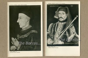 REY HENRY V. Y REY HENRY IV. Galería Nacional de Retratos. Londres. POSTALES - Imagen 1 de 5