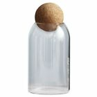 Clear Tea Coffee Sugar Canister Glass Glass Storage Bottle  Household