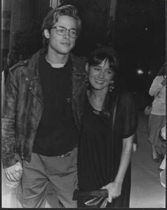 Brad Pitt Jill Schoelen at Premiere of Red Heat 1988 Original Photograph - Picture 1 of 2