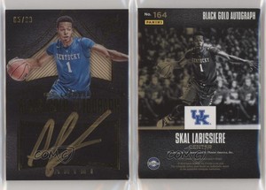 2016-17 Panini Black Gold Collegiate /99 Skal Labissiere #164 Rookie Auto RC