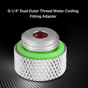 G1/4 Brass Vent Valve Auto Exhaust Connector Plug For PC Water Cooling System - Afbeelding 1 van 11