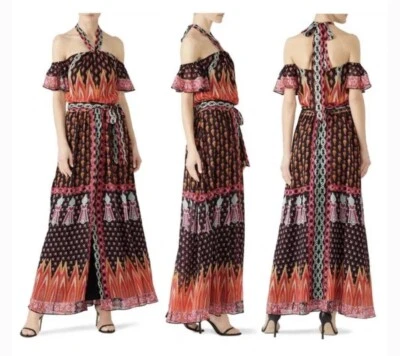 NUEVO CON ETIQUETAS - Vestido halter Temperley London Millais Twist, talla 4 - Envío gratuito Foto 1 de 4