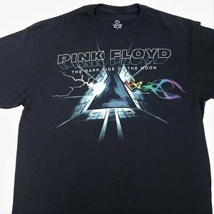 Liquid Blue Pink Floyd The Dark Side of the Moon TShirt XL Rock Band Tee Black - Picture 1 of 5