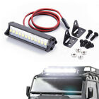 Super Bright LED Light Bar Metal Roof Lamp For SCX10 TRX4 D90 90048 1/10 RC Car
