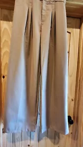 Womens Commense Tan Wide Leg Dress Pants with Belt Loop Size S - Picture 1 of 6