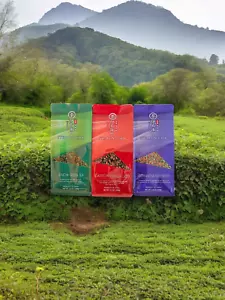 伊右衛門 IYEMON Cha Japanese Green Tea Combo Set (Houjicha,Genmaicha,Sencha) 100g ea - Picture 1 of 8