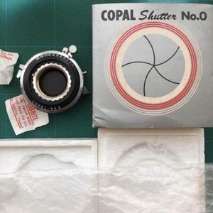 Copal No.0 Shutter for Large Format Camera Lens unused with box