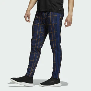 adidas Men's Tiro Tartan Plaid Zip Pocket Pants - Picture 1 of 7