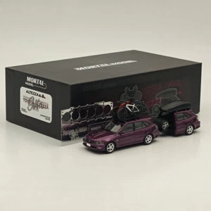 Mortal 2025 HEC 1/64 Diecast Toyota Altezza Gita Lexus IS200 Comes with trailer - Picture 1 of 28
