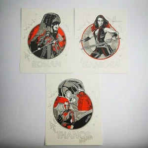 ~ Tyler Stout Handzettel x 3 ~ Mondo Guardians Of The Galaxy Thanos Ronan Gamora ~ - Bild 1 von 9