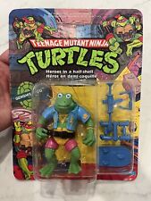 Teenage Mutant Ninja Turtles Genghis Frog Playmates 1989 MOC UNPUNCHED New