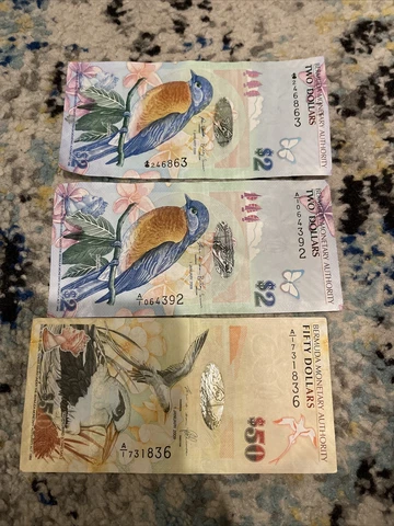 Bermuda 54 Dollars A1 2009 Series All Bills Are Somewhat Circulated Cover