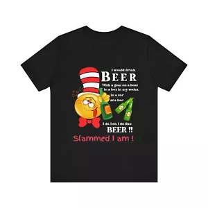 I Would Drink Beer Unisex Jersey Short Sleeve Tee - Picture 1 of 5
