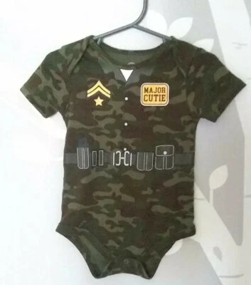 Baby Boy 18 months "Major Cutie" short sleeve One Piece Bodysuit - Image 1 of 2