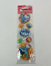 Vintage Hello Kitty Sanrio Stickers 2005  Stickers With Movable Shake Glitter