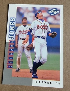 Tarjeta Score Pinnacle 1998 #RT27 Chipper Jones Atlanta Braves MLB HOF - Imagen 1 de 2