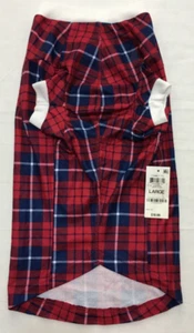 Family Pajamas Matching Pet Stewart Plaid Red/Blue L - Picture 1 of 2