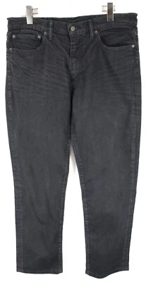 Jeans Levi's 511 Para Hombre W36 L29 Ajustados De Mezclilla Gris - Imagen 1 de 4