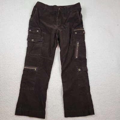 复古 Polo Ralph Lauren 牛仔裤 10 码实用战术灯芯绒货物 — 第 1/4 张图片