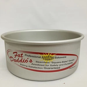 NEW Fat Daddio's Professional Anodized Aluminum Round Cake Pan 7"x3" - Picture 1 of 4