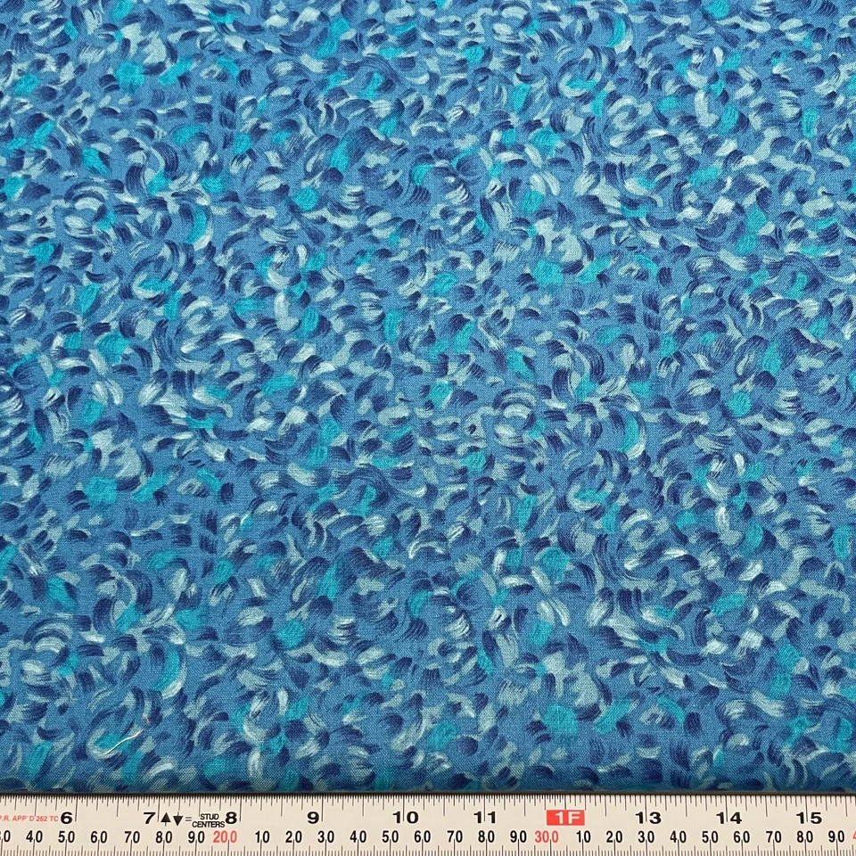 Vintage 1997 Timeless Treasures Lumiere for Hi-Fashion Cotton by the HALF YARD - Image 1 of 2