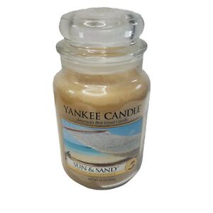Yankee Candle Sun And Sand Large Glass Jar Candle 22 Oz