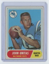 1968 Topps John Unitas Football Card #100