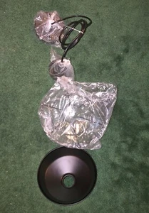 Dome Pendant Ceiling Light Fixture With Cage - Picture 1 of 5