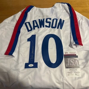 💥HOF ANDRE DAWSON FIRMATA💥💥MAGLIA MONTREAL COLORATA NUOVA💥JSA COA & OLOGRAMMA - Foto 1 di 6