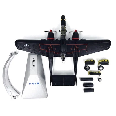 1/72 Scale WWII USA Air Force P-61B Black Widow Fighter Plane Model Decor Toy - Image 1 of 4