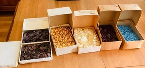 9+ Lbs~In Original Box-BUTTONS~.Vtg-Sewing~Jewerly-Collectors-Cards- Mixed Lot - Picture 1 of 5
