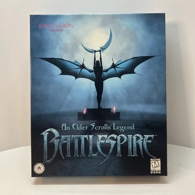An Elder Scrolls Legend: Battlespire (1997) PC CD -Disc,manual,3 Inserts,Big Box - Image 1 of 4