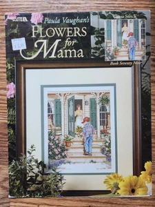 Paula Vaughan cross stitch "Flowers for Mama," book 79 - Picture 1 of 1