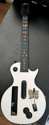 Nintendo Wii Guitar Hero Gibson Les Paul connettore indossato per chitarra - Immagine 1 di 4