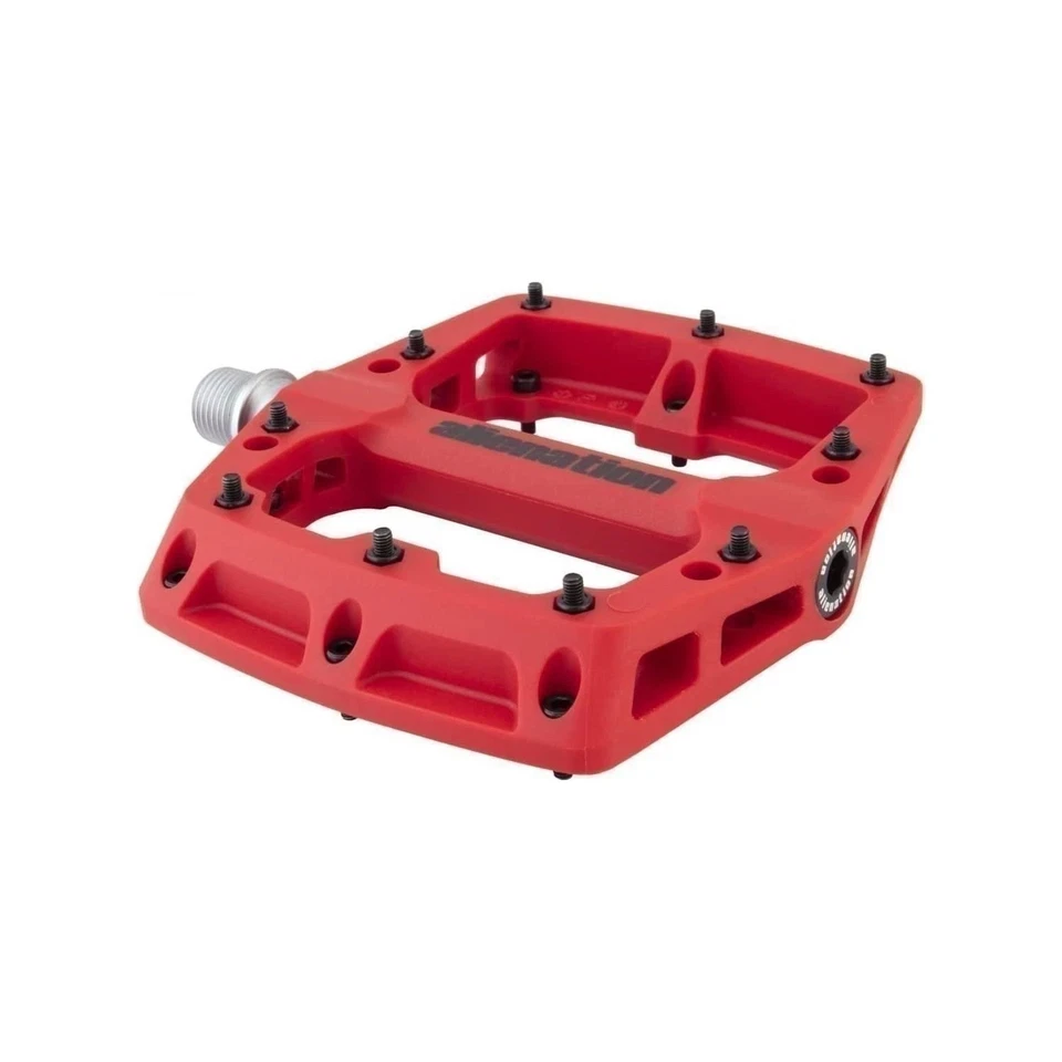 Pedal de bicicleta Alienation Foothold - Rojo - 9/16" - BMX - Sellado - MTB - Ciclismo Foto 1 de 1