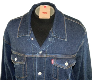 Men's Levi's Jacket NEW Standard Fit Trucker Premium Denim Tag L Sleeve 34 - Picture 1 of 4