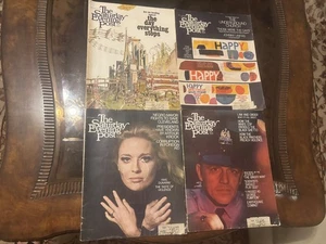 Vtg Collection of 4 "The Saturday Evening Post" Magazines Late 1960's V G Cond - Picture 1 of 2