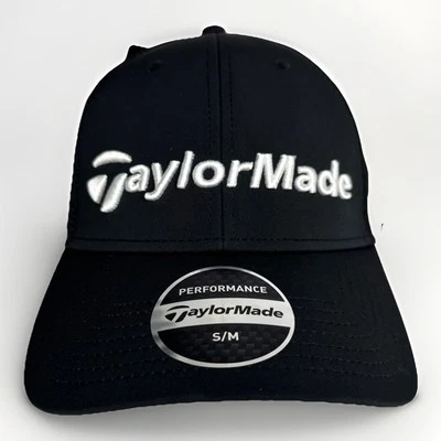 TaylorMade Performance Cage Golf Hat - Small/Medium - Black **NEW** - Imagem 1 de 4