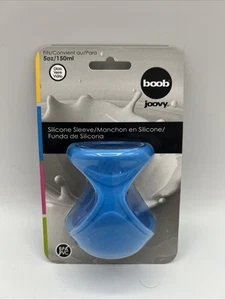 Joovy Boob Silicone Sleeve, Blue, 5 Ounce (No BPA/PVC ) NIP - Picture 1 of 2