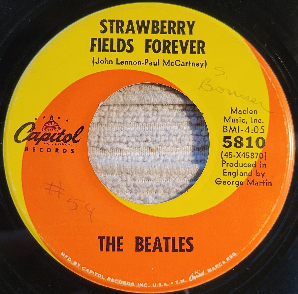 ビートルズ 45RPMレコード The Beatles Yesterday 45 rpm Capitol 'Swirl' Record EX | eBay
