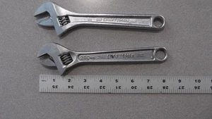 2 - 8" CRAFTSMAN VERSTELLBARE SCHRAUBENSCHLÜSSEL, SCHÖN UND SAUBER - Bild 1 von 4