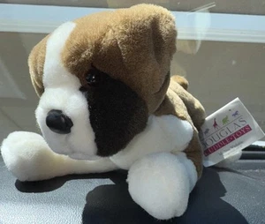 NWT NEW DOUGLAS RARE BOXER Cuddle Toys Plush Glover Puppy Dog Brown White - Picture 1 of 8