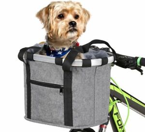 NEW Aluminum Alloy Front Bag Pet Carrier Bicycle Basket 