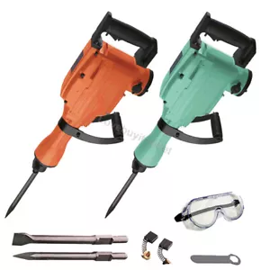 Industrial 2200 Watt Electric Demolition Jack Hammer Concrete Breaker - Picture 1 of 8