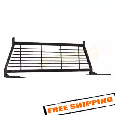 RKI WG15B Black Steel WG Series Louvered Window Grille Cab Rack Foto 1 de 3