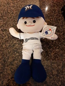 2010 Nanco MLB Milwaukee Brewers Player Boy Plush 14" - Picture 1 of 4