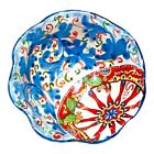 Bowl Scalloped IN Precious Ceramics Sicilian - 3 Decorations Available - Diametr