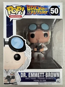 Dr. Emmett Brown 50 ~ Back to the Future ~ Funko Pop Vinyl ~ Movies - Picture 1 of 6