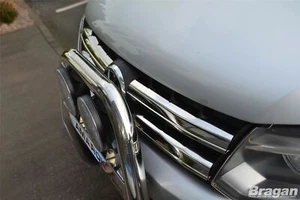 Front Chrome Grill Trim For Volkswagen Amarok 2010-2016 4x4 Accessories Styling - Picture 1 of 2